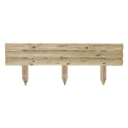 Bordure traverse  bois naturel H. 21cm / 40 x 110 cm