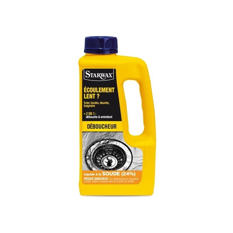 Déboucheur liquide soude STARWAX 1L