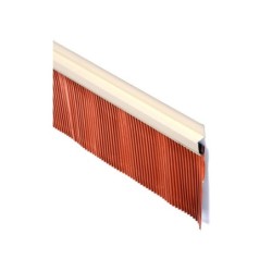 Solin Mastic À Bavette Scover Plus Sable Et Rouge, L.220 Mm X L.2 M