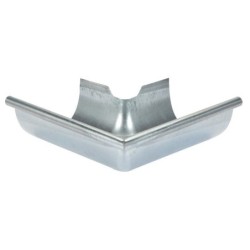 Angle Extérieur Galep Acier Galvanisé Gris Scover Plus, Dév.33 Cm Diam.100 Mm