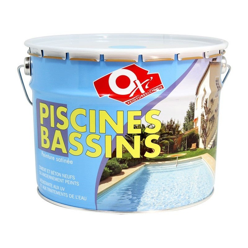 Peinture Piscine Et Bassin Extérieur Oxytol, Bleu, 10 L