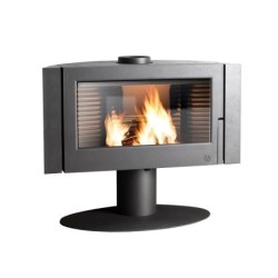 Poêle à bûche Antaya, INVICTA, 12 kW anthracite