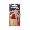 Master Lock 2950Eurd Cadenas À Clé Extra Fin En Laiton, Doré, 8,1 X 5 X 1,7 Cm