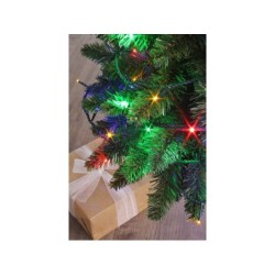 Guirlande électrique 5 m lumineuse de Noël Flicker, 64 leds multicouleur