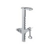 Pince de fixation balcon argent