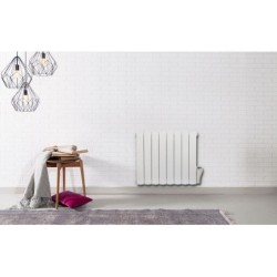 Radiateur électrique à inertie fluide horizontal, CELCIA, 1500 W blanc