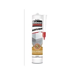 Mastic mur/fenetre acrylique RUBSON blanc cartouche 280ml