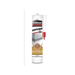 Mastic mur/fenetre acrylique RUBSON gris cartouche 280ml