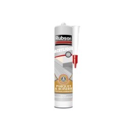 Mastic bois/parquet acrylique RUBSON gris clair cartouche 280ml