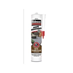 Mastic sol/terrasse RUBSON gris cartouche 280ml