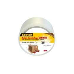 Adhésif Scotch Emballage Une Face Multiusage L.25 M X L.48 Mm, Transparent