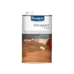 Décapant cire avant rénovation tomette/terre cuite cirée, 1 l, STARWAX