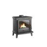 Poêle à bûche INVICTA Norik anthracite, 6 kW