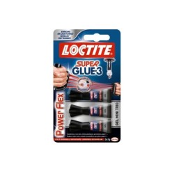 Colle de reparation loctite superglue-3 power gel tube 1g x3