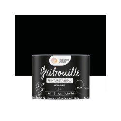 Peinture Tableau Craie Noir Mat Maison Deco Gribouille 0.25 L