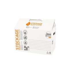 Caisse À Monter Utility Carton Renforcé , L.55 X P.30 X H.30 Cm