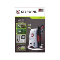 Sterwins Nettoyeur Haute Pression Électrique Compact, 110 Bar(S)