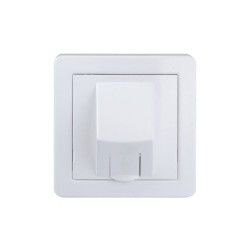 Prise rj45 saillie complet Alréa, SCHNEIDER ELECTRIC, blanc