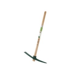 Pioche à bec acier forgé terrassier GEOLIA 2 kg manche bois 90 cm