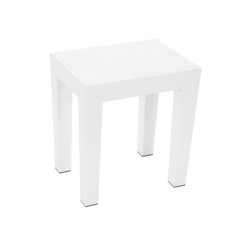 Tabouret À Poser, Blanc, Lombok Blanc