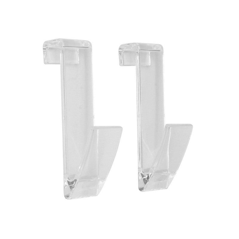 Lot de 2 anneaux porte-serviettes transparent