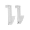 Lot de 2 anneaux porte-serviettes transparent