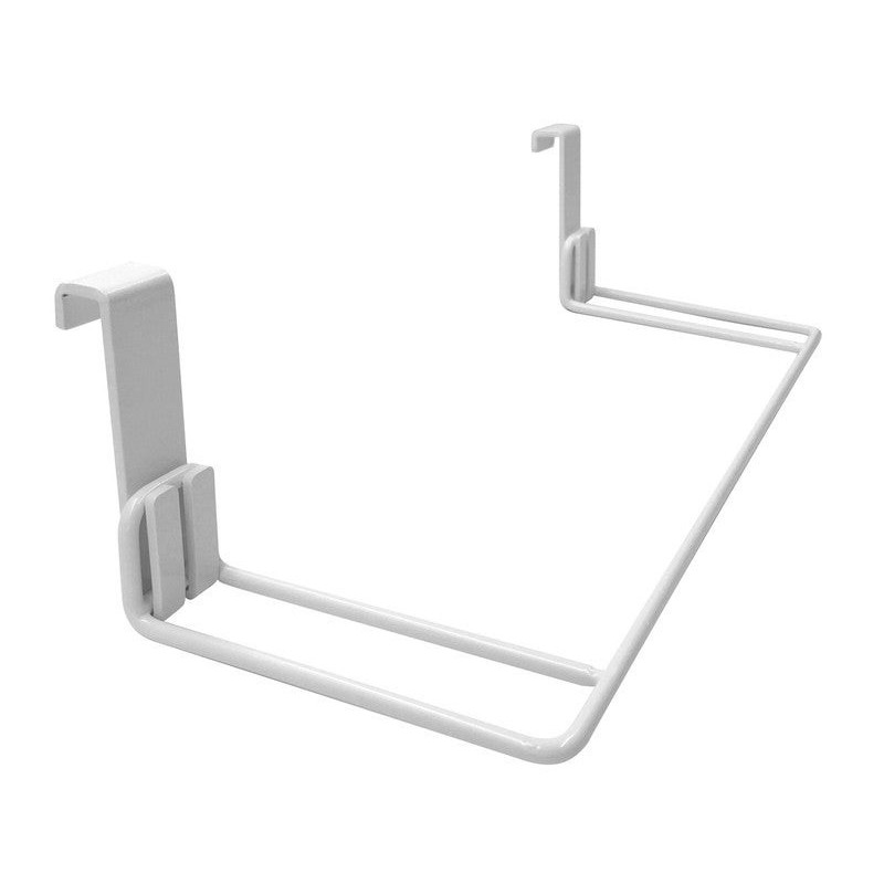 Barre porte-serviettes et fixations Barrpbc plat, 36 cm blanc