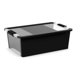  Boîte Kis Plastique Noir L.55 X P.35 X H.19 Cm Cm