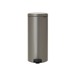 Poubelle De Cuisine 30 L À Pédale Brabantia Époxy Platinium