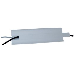 Plinthe Pvc Cache-Fil Blanc, 12 X 60 Mm, L.2.5 M