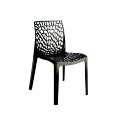 Chaise de jardin en polypropylène Grafik anthracite