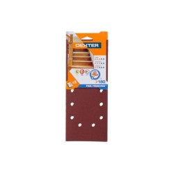 Lot De 5 Garnitures Abrasives Dexter, 115 X 280 Mm, Grains 180