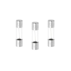 Lot De 3 Fusibles Verre 2.5 A, 5 X 20 Mm