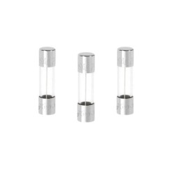 Lot De 3 Fusibles Verre 6 A, 5 X 20 Mm