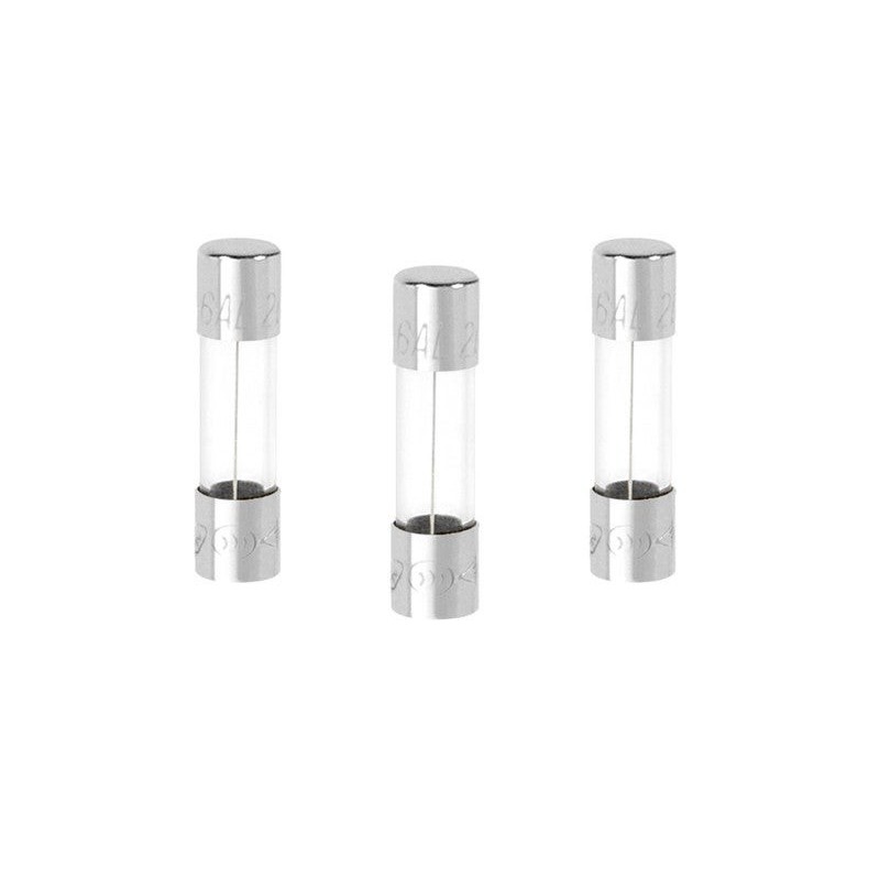 Lot De 3 Fusibles Verre 6 A, 5 X 20 Mm