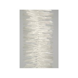 Guirlande brillante blanche 75mmx2.7m blanc