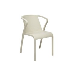 Fauteuil de jardin en polypropylène, FADO EZPELETA, beige