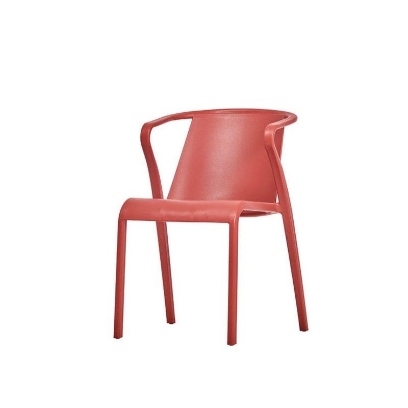 Fauteuil de jardin en polypropylène, FADO EZPELETA, rouge