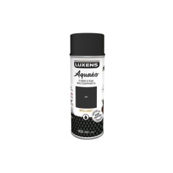 Bombe de peinture Aquaeo LUXENS noir brillant 400 ml