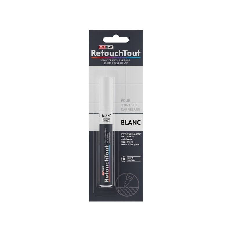 Feutre de retouche RETOUCHTOUT joint blanc 10ml