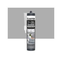 Mastic 3en1 multi usages polymère hybride AXTON gris cartouche 280ml