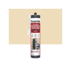 Mastic étanchéite facade/toiture polymère hybride AXTON t.pierre 280ml