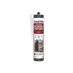 Mastic étanchéite facade/toiture silicone neutre AXTON transp c 280ml