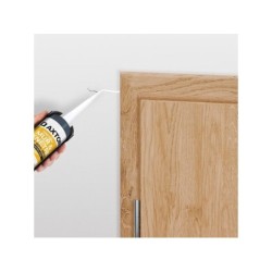 Mastic mur/fenetre acrylique platre/bois/beton AXTON blc cart 280ml x2