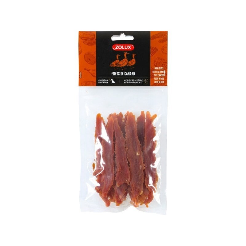 Friandise chien filet de canard 100g