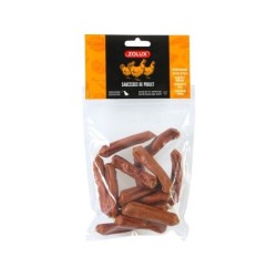 Friandise chien saucisses poulet 100g