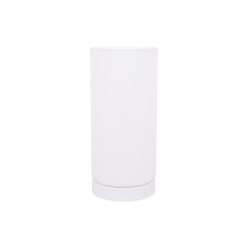 Lampe basic e14 verre/plastique blanc inspire