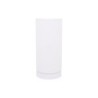 Lampe basic e14 verre/plastique blanc inspire