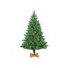 Sapin artificiel interieur vert 150cm 720 brins pvc socle bois mdf 40x40x5cm