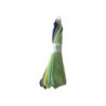 Lot de 5 chiffon microfibre recyclé multisurface, LISERÉ VERT